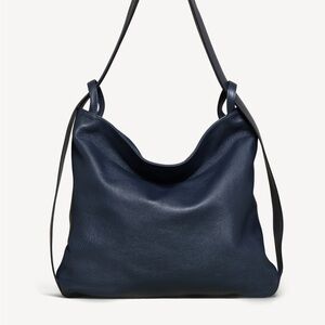M. Gemi Laura Convertible Leather Shoulder Bag/Backpack